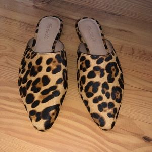 Leopard/ cheetah REMI mules NWOT